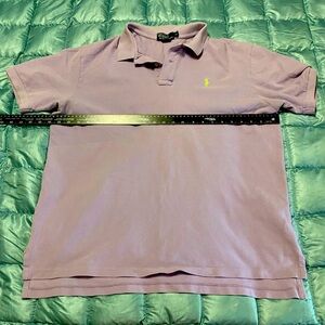 EUC Men’s Ralph Lauren Polo Lavender Short Sleeve Polo Sz XL. Retail $120.